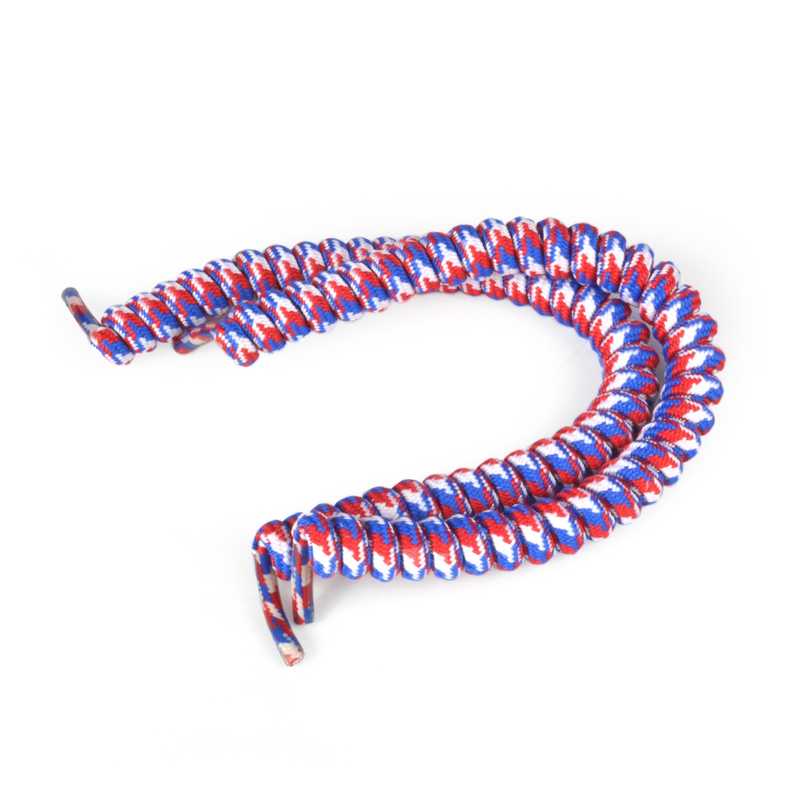 red and blue laces