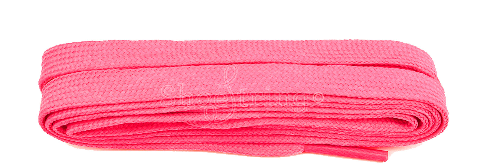 Flo Pink Flat Laces 9mm