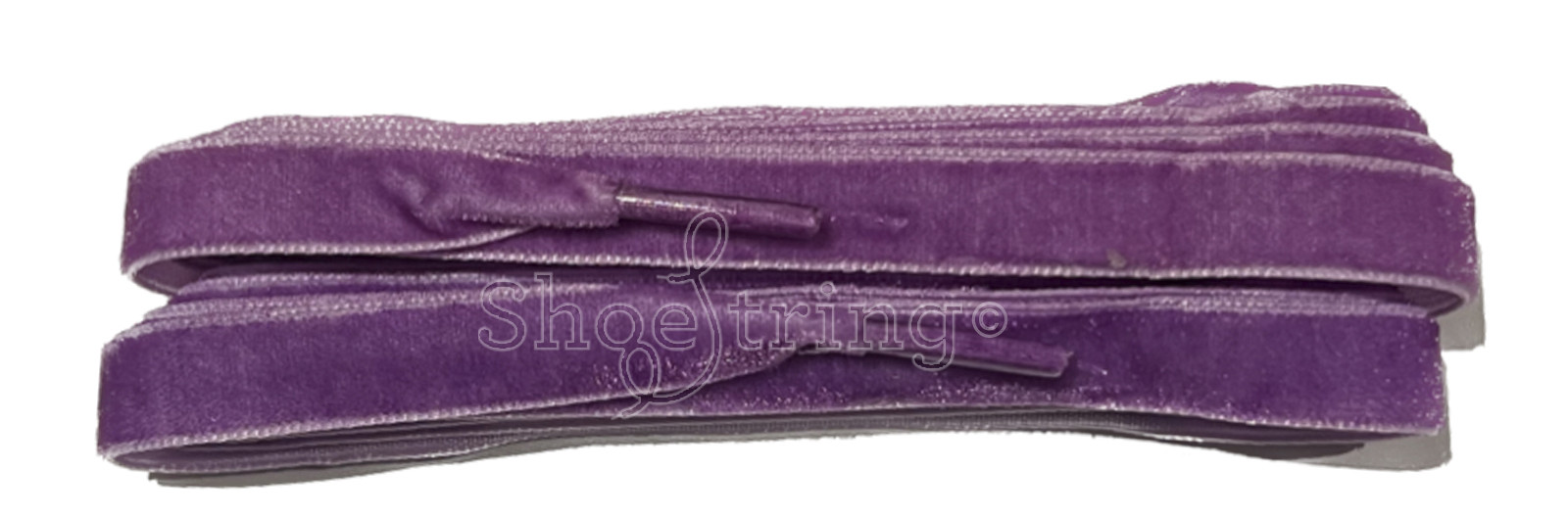 Ribbon Velvet Lilac 100cm Laces Banded