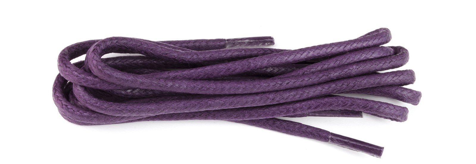 Laces Waxed shoe laces - Purple 2mm 