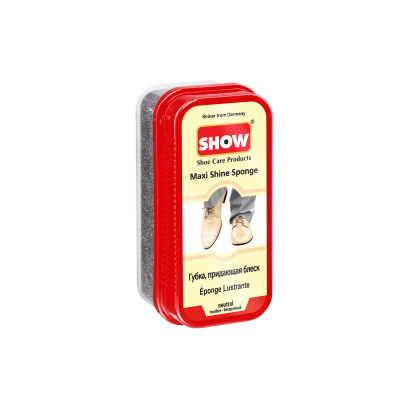 Show Neutral Maxi Shine Leather Shoe Polish Sponge 