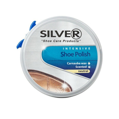 Silver Neutral Shoe Polish 50ml 