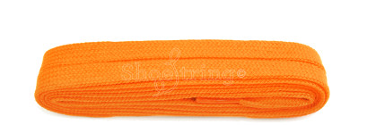 Orange 140cm Flat 9mm Laces